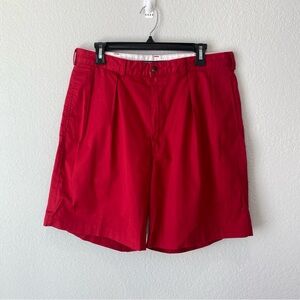 Polo Ralph Lauren Men’s Red Golf Shorts With Crest Size 34